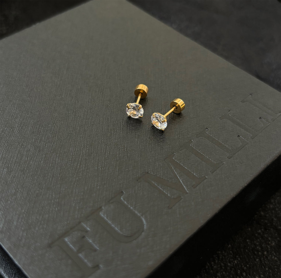 mens earrings waterproof jewelry